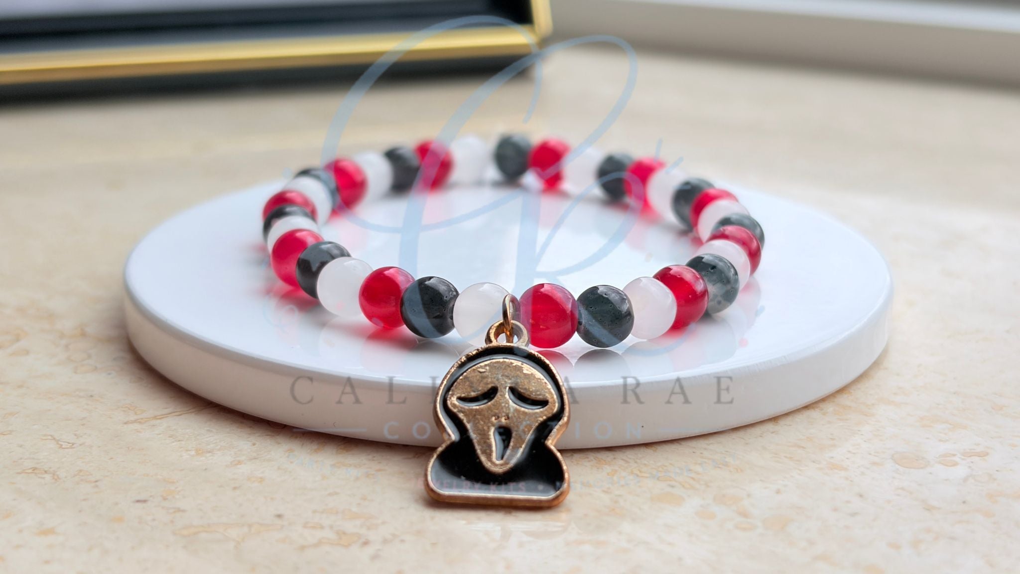 Ghost Face Charm Bracelet